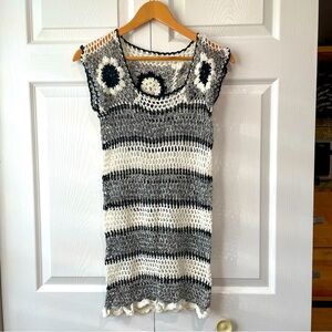 Handcrafted bathing suit cover-up/ dress one size